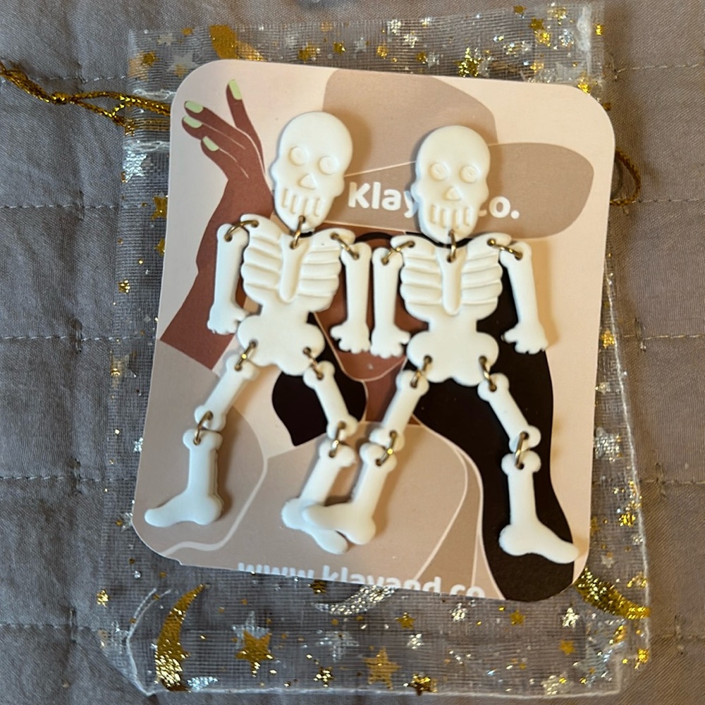 Skeleton earrings